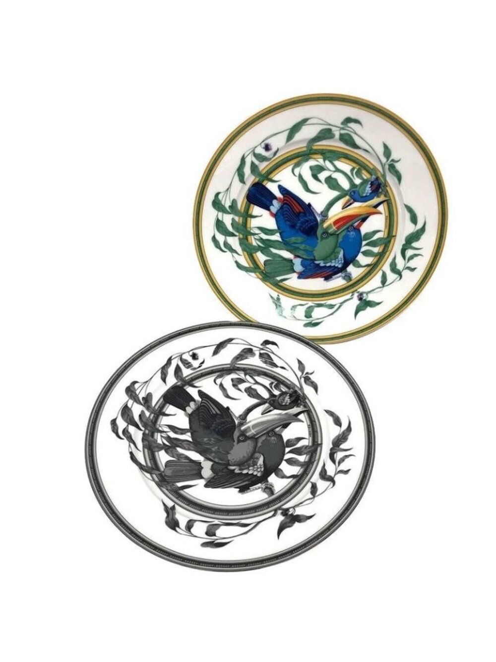 Hermes Toucan Estampe De 27 Set Of 2